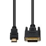 AddOn Networks HDMI2DVID3F video cable adapter 35.8" (0.91 m) HDMI Type A (Standard) DVI-D Black