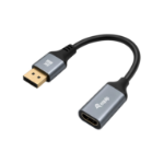 Equip 133449 DisplayPort HDMI Zwart, Grijs