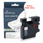 MediaRange MRDY45014 labelprinter-tape Blauw op wit D1