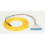 Black Box FOPT50S1-LC-12YL-3 fibre optic cable 3 m 12x LC OS2 Multicolour, Yellow