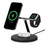 Belkin BoostCharge Pro Headset, Smartphone, Smartwatch Black USB Wireless charging Indoor