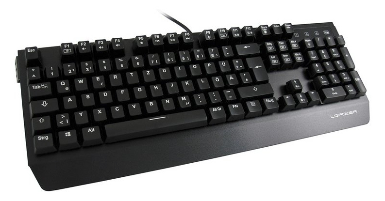 Image of LC-Power LC-KEY-MECH-1 keyboard USB QWERTZ German Black