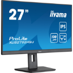 iiyama 27” IPS technology panel with height adjustable stand and 100Hz refresh rate