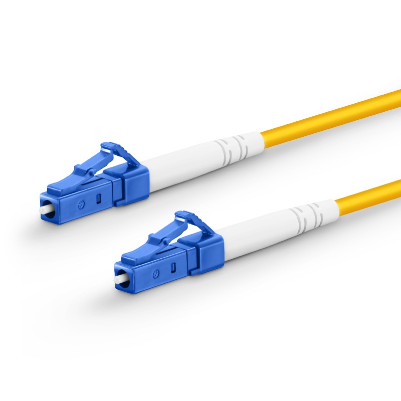 Image of FDL 0.5M OS2 LC-LC SIMPLEX FIBRE PATCH CABLE - YELLOW