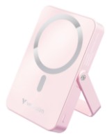 Verbatim Charge 'n' Go Magnetic Wireless Power Bank with stand - 10000 mAh Pink