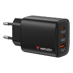 Verbatim Essentials GaN Charger 65W EU plug Black