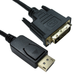 Cables Direct 2m DisplayPort (M) to DVI (M)
