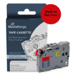 MediaRange MRBTZ421 labelprinter-tape Zwart op rood