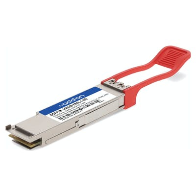 Image of AddOn Networks QSFP28-100GB-ER4L-I-AO network transceiver module...