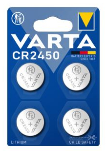 EU Product - Batterie Knopfzelle CR2450 3V 570mAh Lithium      4St.