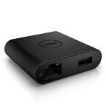 DELL USB-C - HDMI / VGA / Ethernet / USB 3.0, Black
