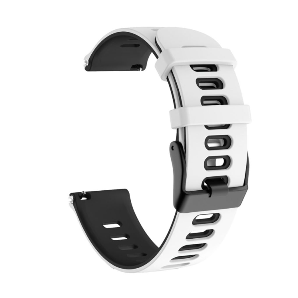 EU Product - Venu 2 / Vivoactive 4 Silicone Watch Band - White/Black thumbnail