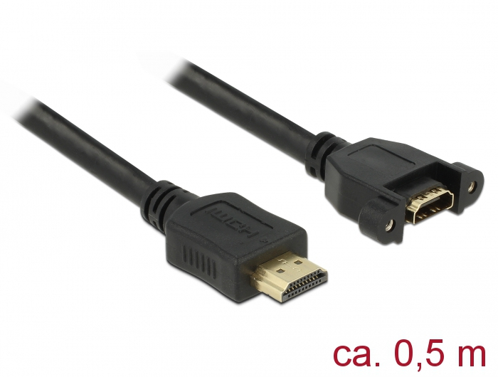 85463 DELOCK HDMI mit Ethernet-Verlängerungskabel - HDMI (M)