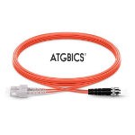 ATGBICS SC-ST OM2, Fibre Optic Cable, Multimode, Duplex, Orange, 0.5m