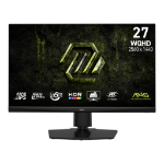MSI MAG 272QPF E20 computer monitor 68,6 cm (27") 2560 x 1440 Pixels Wide Quad HD LED Zwart