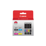 Canon CLI-251 ink cartridge 4 pc(s) Original Black, Cyan, Magenta, Yellow