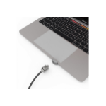 Compulocks Ledge Lock Adapter for MacBook Pro 13" M1 & M2 with Keyed Cable Lock Silver