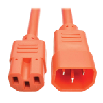 Tripp Lite P018-003-AOR power cable Orange 35.4" (0.9 m) C14 coupler C15 coupler
