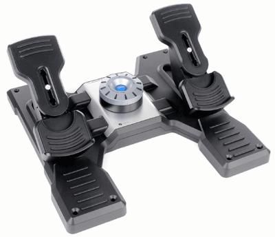 Image of Logitech Flight Rudder Pedals - Pedals - wired - for PC