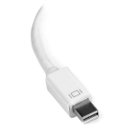 StarTech.com Adaptateur Mini DisplayPort vers HDMI - Convertisseur Vidéo Actif mDP à HDMI - 4K30Hz - Mini DP ou TB 1/2 Mac/PC vers Moniteur/Écran HDMI - Câble mDP 1.2 vers HDMI - Blanc