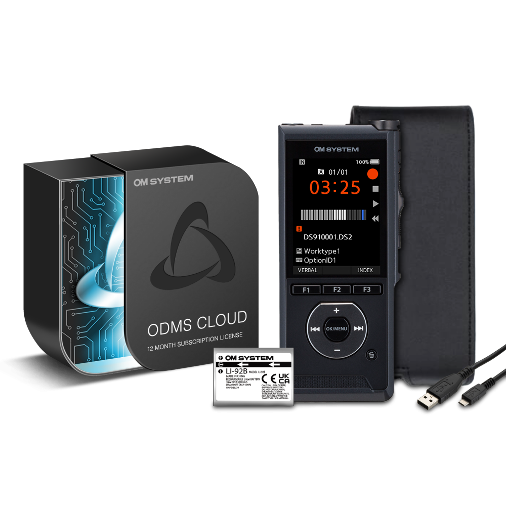 Olympus OM DIGITAL DS-9100 Standard Kit with ODMS Cloud and FREE ODMS