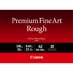 Canon FA-RG1 Premium Fine Art Rough Paper, A2, 25 sheets