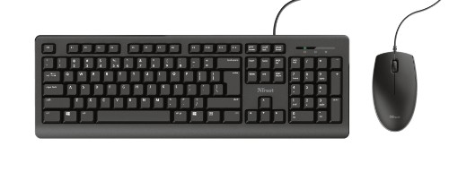Trust Primo keyboard Mouse included USB QWERTY English Black
