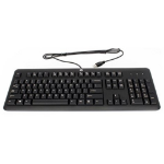 HP 672647-093 keyboard USB Norwegian Black