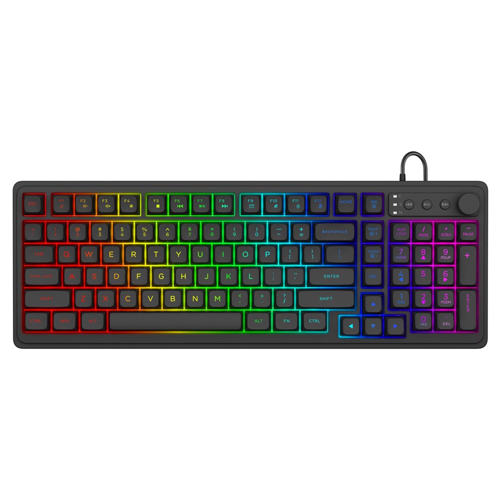 SAV io Galaxis keyboard Gaming USB QWERTY US English Black