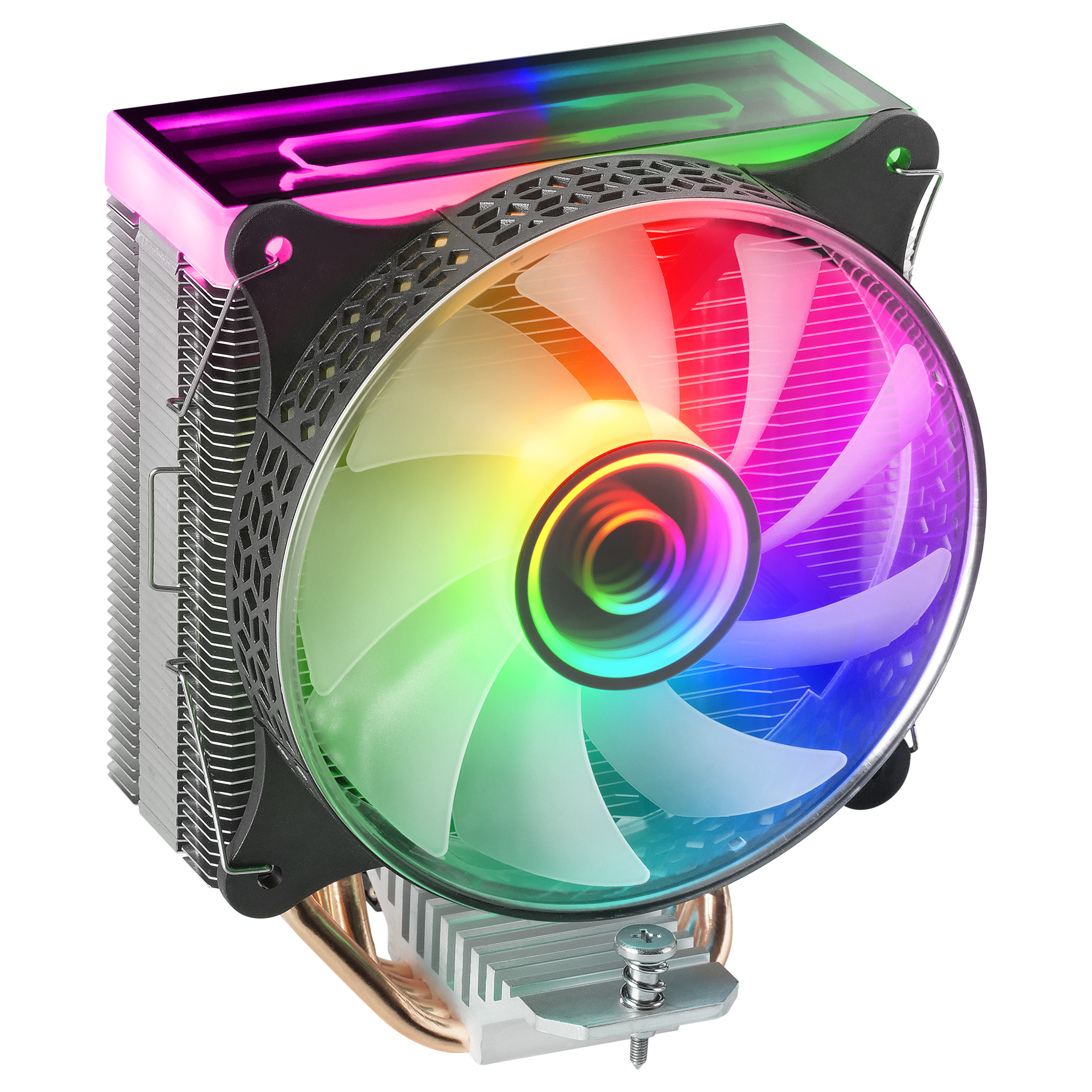 Mars Gaming MCPU-VR Black CPU Heatsink Dual Infinity Mirror ARGB 4 HCT