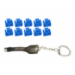 Microconnect MC-RJ45PORTBLOCK-B port blocker Port blocker key RJ-45 Black, Blue 10 pc(s)