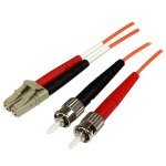 StarTech.com Fiber Optic Cable - Multimode Duplex 50/125 - OFNP Plenum - LC/ST - 1 m