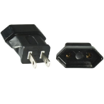 Microconnect PEAUSEUF power cable Black NEMA 1-15P