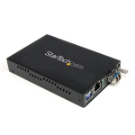 StarTech.com 1000 Mbps Gigabit Single Mode Fiber Media Converter LC 40 km