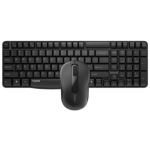 Rapoo X1800S keyboard Mouse included Universal RF Wireless QWERTY English Black