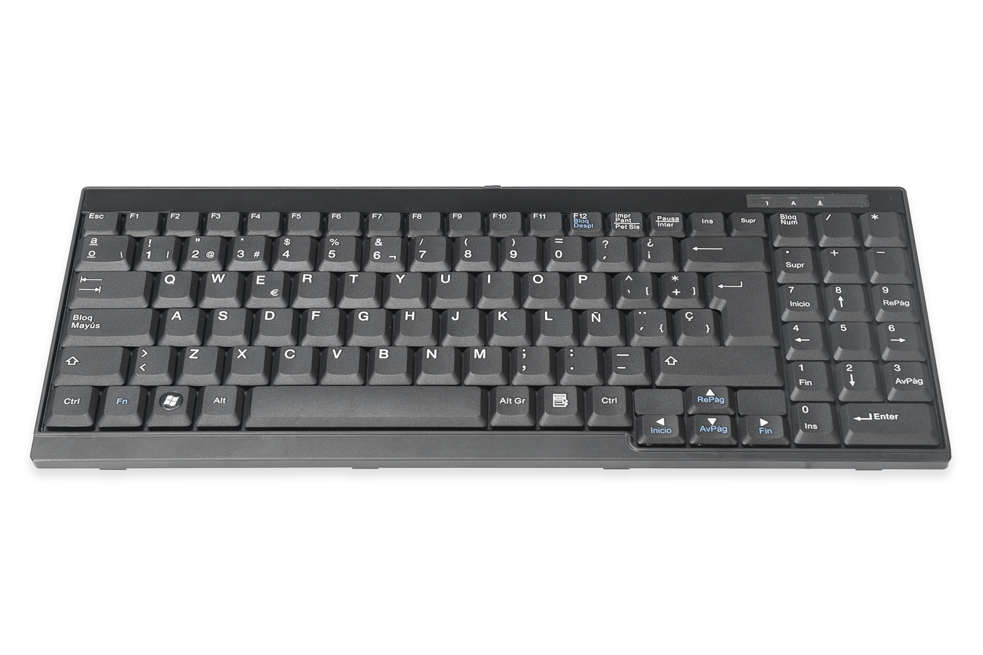 Digitus Keyboard Suitable for TFT Consoles. Spanish Layout