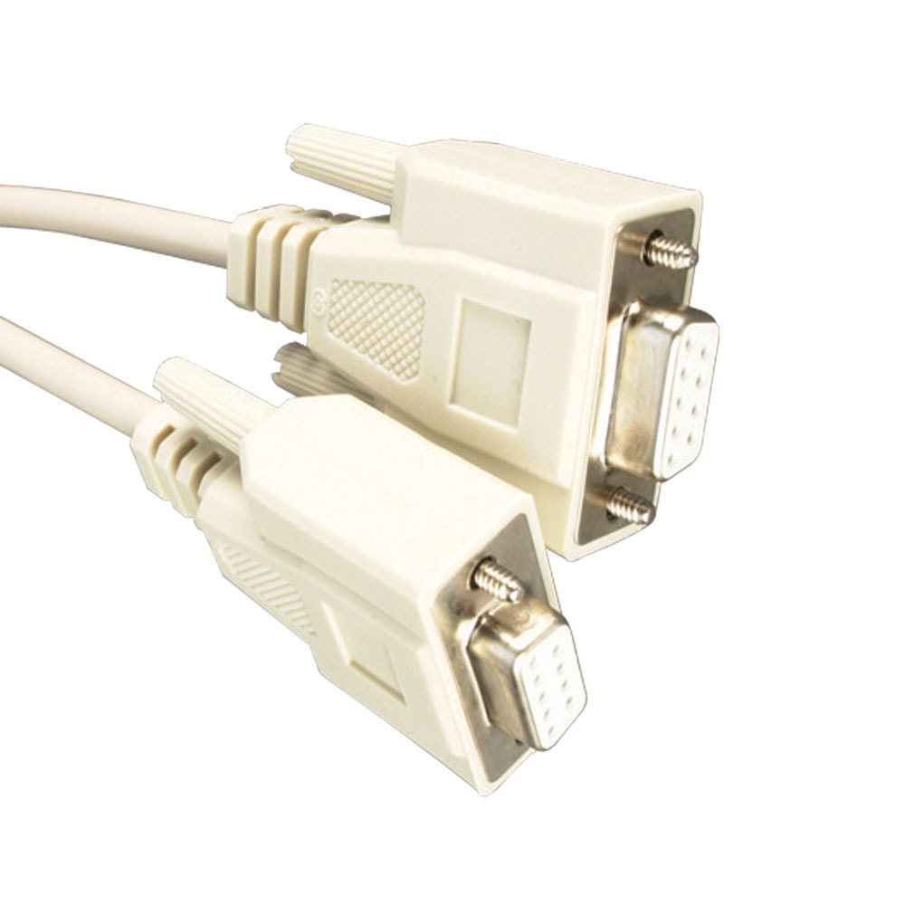 Videk DB9F to DB9F Null Modem Cable 3Mtr