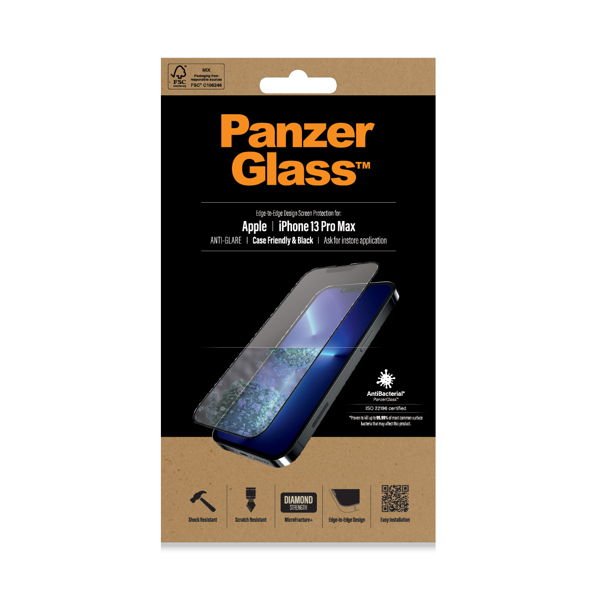 Photos - Screen Protect PanzerGlass ® Anti-glare Displayschutzglas Apple iPhone 13 Pro Max | E PRO 