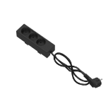 SMS Smart Media Solutions 16-110-1 power extension 3 m 3 AC outlet(s) Indoor Black