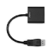 Rocstor 0.15m, Displayport/VGA 5.91" (0.15 m) VGA (D-Sub) Black