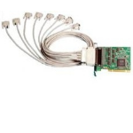 Brainboxes Universal 8-Port RS232 PCI Card (LP) interface cards/adapter