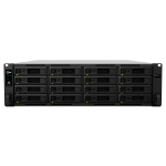 Synology RackStation RS4017xs+ NAS Rack (3U) Intel® Xeon® D D-1541 8 GB DDR4 DiskStation Manager Black, Grey