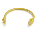 C2G 6" Cat6 networking cable Yellow 5.91" (0.15 m) U/UTP (UTP)