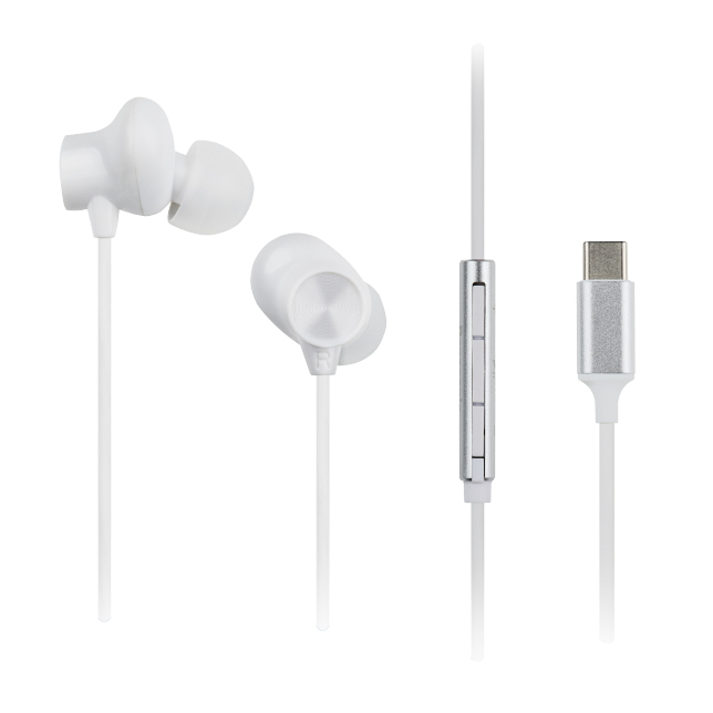 Panasonic RP-TCM225DEW headphones/headset Wired In-ear Calls/Music USB Type-C White