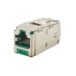 Panduit CJS688TGGRY wire connector RJ-45 Green, Metallic