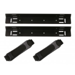 Techly 102215 CPU holder Under desk CPU holder Black