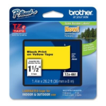 Brother TZE-661 DirectLabel black on yellow Laminat 36mm x 8m for Brother P-Touch TZ 3.5-36mm/HSE/6-36mm  Chert Nigeria