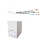 FDL CAT.6a S-FTP STRANDED PATCH CABLE LSZH (305M BOX) - WHITE