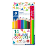 Staedtler 157 Black, Blue, Bordeaux, Brown, Green, Light Blue, Light Cyan, Mauve, Orange, Peach, Red, Yellow 14 pc(s)