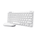 Trust Lyra keyboard Mouse included Office RF Wireless + Bluetooth QWERTY US English White